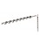 Pistol na tmely a chemicke malty skeletova 310 ml/300 mm, nylonova rukovat 80-5021