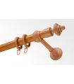 Gardinenstange Ø28mm helle Eiche