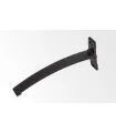 einfacher Schraubhalter 18cm Black