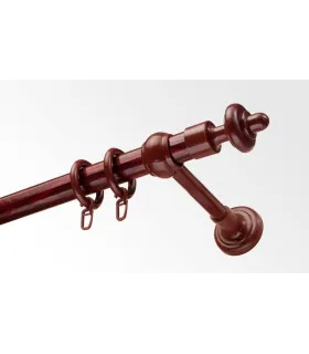 Garniža Ø28mm mahagon