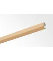 Vorhangschiene Kiefer mit Zubehör