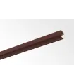 Vorhangschiene Bronze mit Zubehör