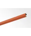 Vorhangschiene Kirsch mit Zubehör