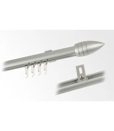 Jednoduchá Garniža hl. profil INOX koncovka Potisk Frez