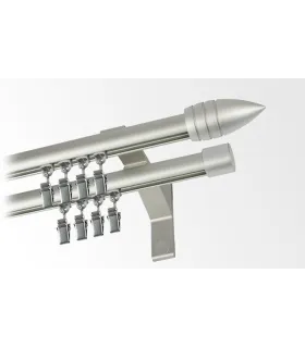 Garniža dvojitá hliníkový profil INOX koncovka Potisk Frez