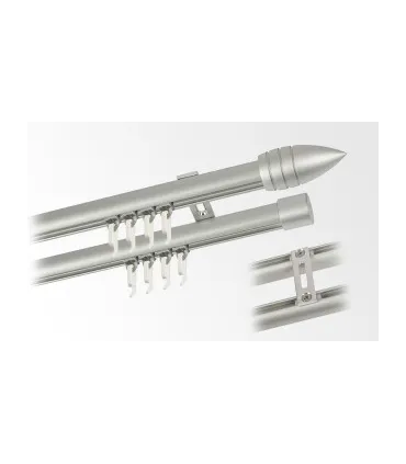 Garniža dvojitá hliníkový profil INOX koncovka Potisk Frez