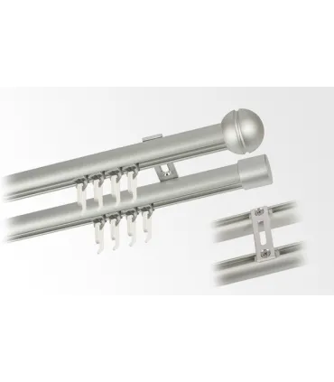 Garniža dvojitá hliníkový profil INOX koncovka Gula Frez