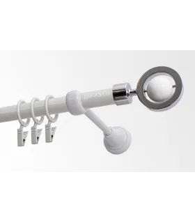 Jednoducha biela leskla  Ø19 mm- Sfera