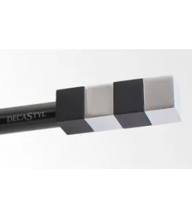 Koncovka  čierna Kvadrat