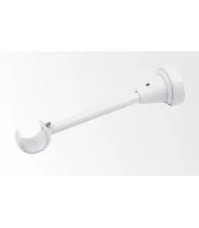 Držiak jednoduchý U biely 