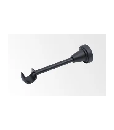 Držiak jednoduchý U matný čierný