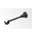 Schraubhalter einfach U 19mm matt schwarz
