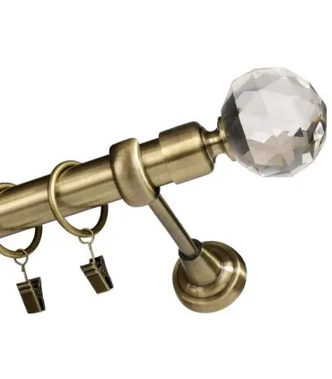 Antik Ø 25 mm - koncovka Crystal Gula tyč hladká