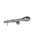 Satin nickel Ø 25 mm - koncovka Beluno tyč hladká