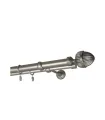 Metall-Gardinenstange Satin-Nickel Ø 25/19 mm - Odeon