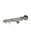 Metall-Gardinenstange Satin-Nickel Ø 25/19 mm - Boston