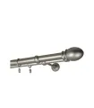 Metall-Gardinenstange Satin-Nickel Ø 25/19 mm - Beluno