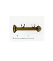 Classic Doppelhalter dekorativ Diamant 20/20mm