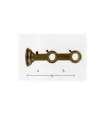 Classic Doppelhalter geschlossen diam.20/20mm