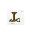 Classic Doppelhalter Deckenbefestigung geschlossen Diam.30/20mm