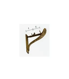 Classic držiak dvojitý Secesia diam.20/20mm