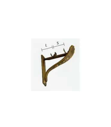 Classic držiak dvojitý Secesia diam.20/20mm