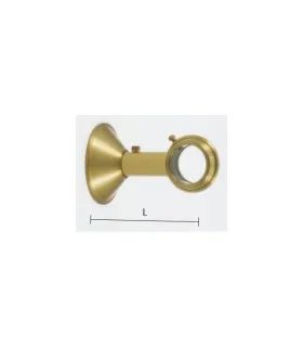 Art Deco držiak jednoduchý zatvorený diam.30mm