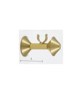 Art Deco držiak jednoduchý hladky diam.30mm