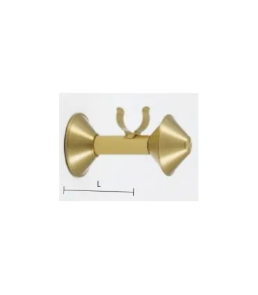 Art Deco držiak jednoduchý hladky diam.30mm