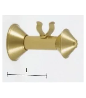 Art Deco držiak jednoduchý hladky diam.20mm