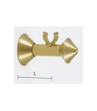 Art Deco držiak jednoduchý hladky diam.20mm