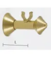 Art Deco Halterung einfach glatt Diam. 20mm