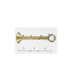 Art Deco dreifacher Halter Stange/Schienen/Schiene