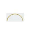 Art Deco Stange geriffelt gebogen 20x1,0 mm