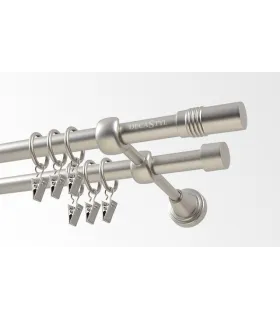 Satin nickel Ø 19 mm - Cylinder