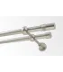 Satin nickel Ø 19 mm - Cylinder