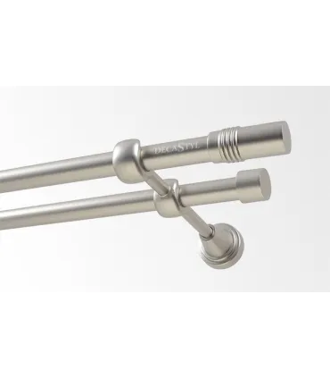 Satin nickel Ø 19 mm - Cylinder