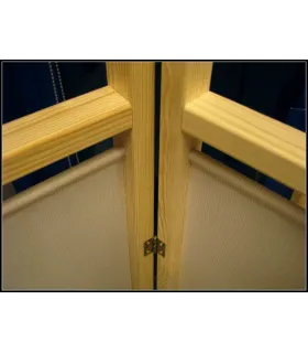 Paraván biely 3-krídlový