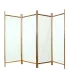 Paraván 4-krídlový biely palisander