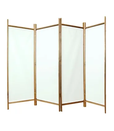 Paraván 4-krídlový biely palisander