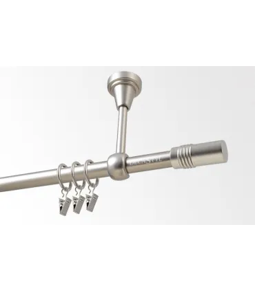 Satin nickel Ø 19 mm - Cylinder