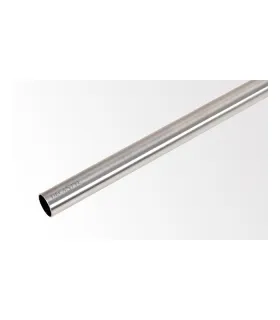 Tyč 240 cm Ø19 mm Efekt nerezová ocel