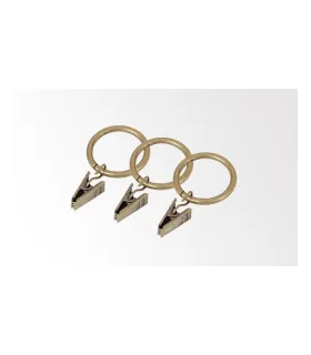 Krúžok so štipcom kus antik  Ø19 mm