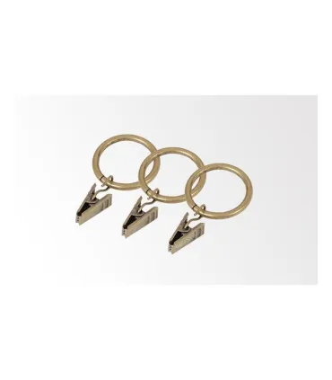 Krúžok so štipcom kus antik  Ø19 mm