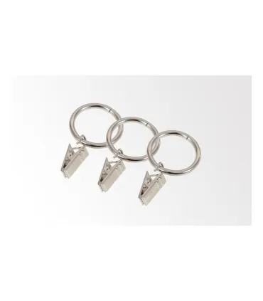 Krúžok so štipcom kus Efekt nerezová oceľ  Ø19 mm