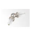 Erker-Kupplung Satin-Nickel Ø19 mm