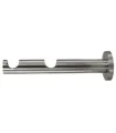 Doppelhalter simple Effekt Edelstahl Ø19 mm, Der Preis gilt für ein Stück