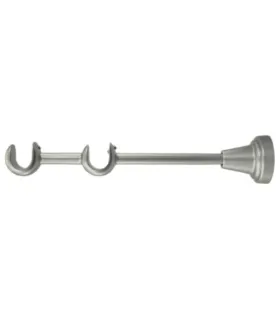 Držiak dvojity satin nickel Ø19 mm kus