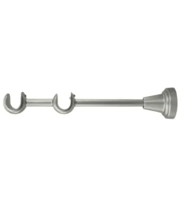 Držiak dvojity satin nickel  Ø19 mm kus