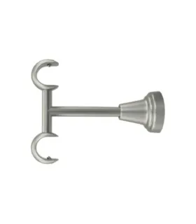 Držiak stropny dvojity satin nickel oceľ  Ø19 mm kus